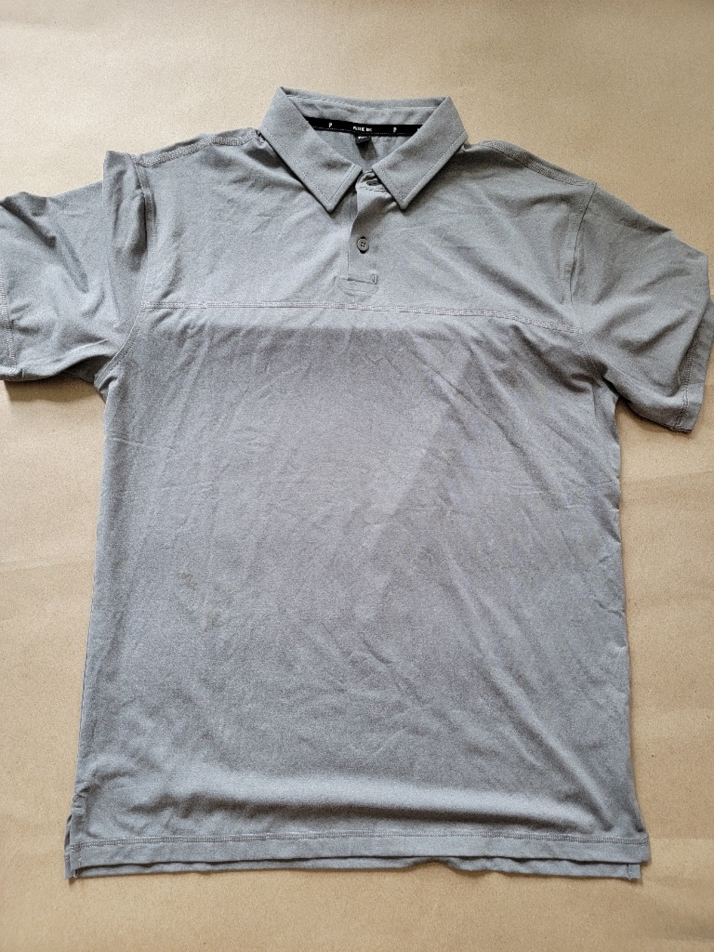 Public Rec Polo – Medium – Charcoal Gray – Like New